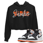 Jordan 1 Electro Orange Sneaker Match Tees Sneaker Vibes Sneaker Tees Jordan 1 Electro Orange Sneaker Release Tees Women's Shirts