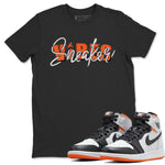 Jordan 1 Electro Orange Sneaker Match Tees Sneaker Vibes Sneaker Tees Jordan 1 Electro Orange Sneaker Release Tees Unisex Shirts