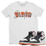 Jordan 1 Electro Orange Sneaker Match Tees Sneaker Vibes Sneaker Tees Jordan 1 Electro Orange Sneaker Release Tees Unisex Shirts