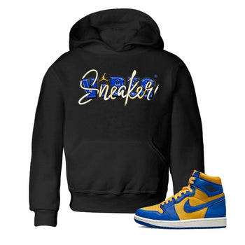 Jordan 1 Game Royal and Varsity Maize Sneaker Match Tees Sneaker Vibes Sneaker Tees Jordan 1 Game Royal and Varsity Maize Sneaker Release Tees Kids Shirts