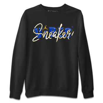 Jordan 1 Game Royal and Varsity Maize Sneaker Match Tees Sneaker Vibes Sneaker Tees Jordan 1 Game Royal and Varsity Maize Sneaker Release Tees Unisex Shirts