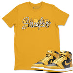Jordan 1 Pollen Sneaker Match Tees Sneaker Vibes Sneaker Tees Jordan 1 Pollen Sneaker Release Tees Unisex Shirts