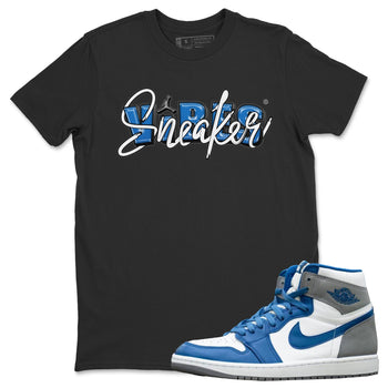 Jordan 1 True Blue Sneaker Match Tees Sneaker Vibes Sneaker Tees Jordan 1 True Blue Sneaker Release Tees Unisex Shirts
