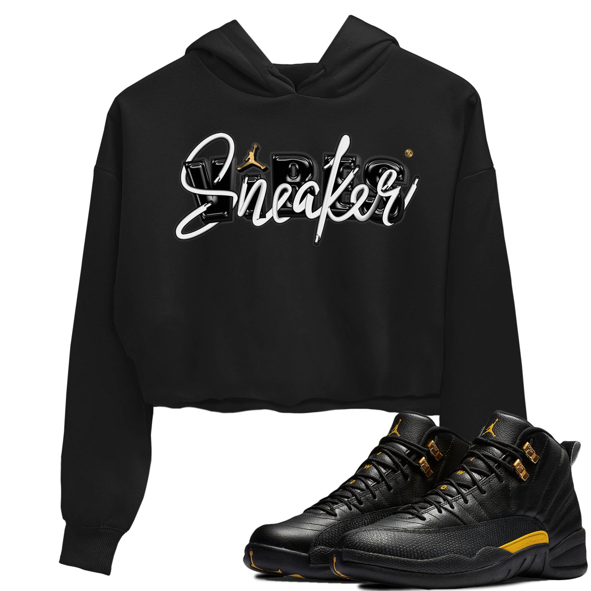 Jordan 12 Black Taxi Sneaker Match Tees Sneaker Vibes Sneaker Tees Jordan 12 Black Taxi Sneaker Release Tees Women's Shirts