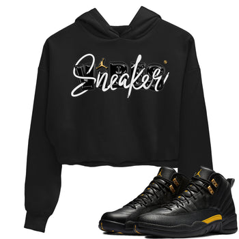 Jordan 12 Black Taxi Sneaker Match Tees Sneaker Vibes Sneaker Tees Jordan 12 Black Taxi Sneaker Release Tees Women's Shirts