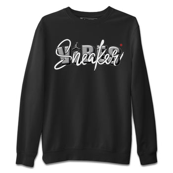 AJ13 Wolf Grey Sneaker Match Tees Sneaker Vibes Sneaker Tees Air Jordan 13 Wolf Grey SNRT Sneaker Release Tees Unisex Shirts Black 2