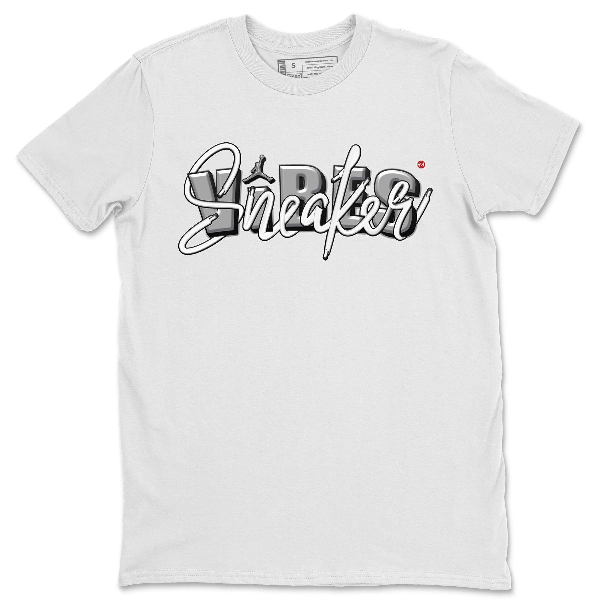 AJ13 Wolf Grey Sneaker Match Tees Sneaker Vibes Sneaker Tees Air Jordan 13 Wolf Grey SNRT Sneaker Release Tees Unisex Shirts White 2