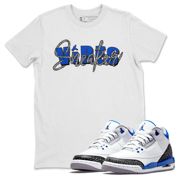 Jordan 3 Racer Blue Sneaker Match Tees Sneaker Vibes Sneaker Tees Jordan 3 Racer Blue Sneaker Release Tees Unisex Shirts