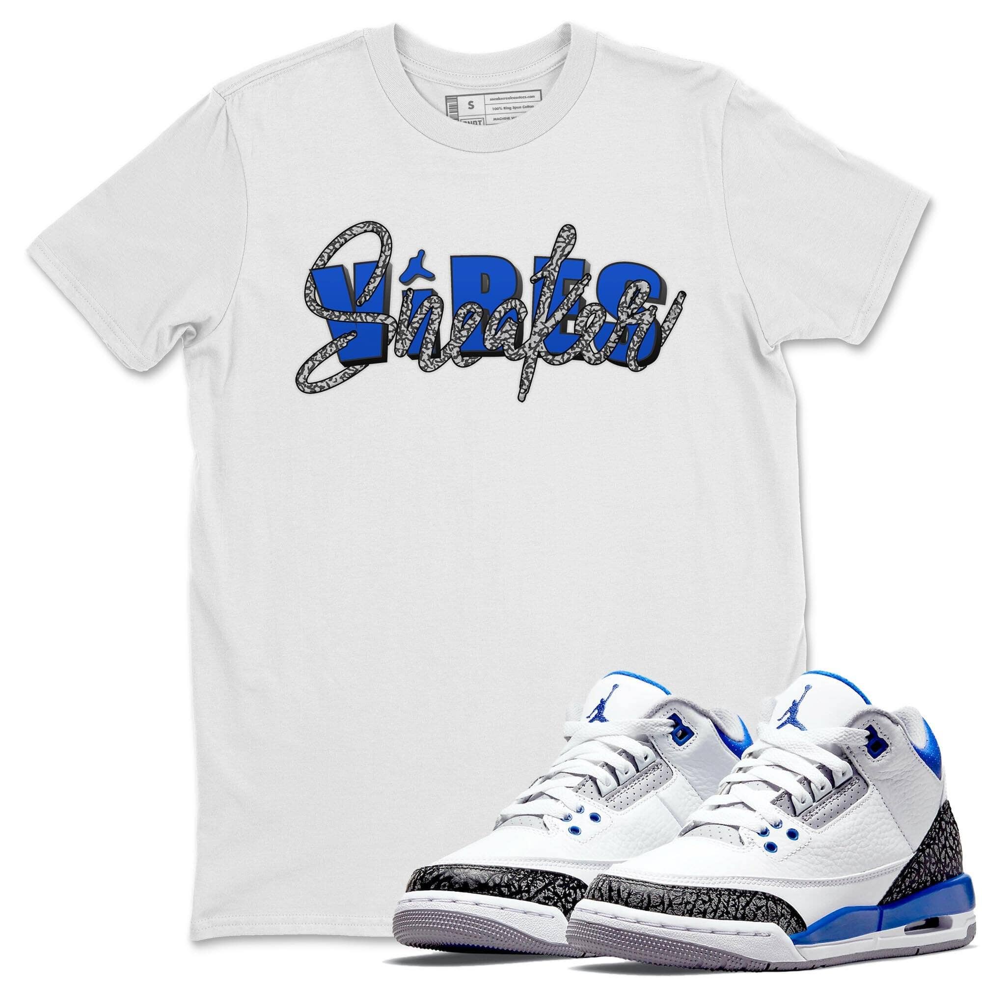 Jordan 3 Racer Blue Sneaker Match Tees Sneaker Vibes Sneaker Tees Jordan 3 Racer Blue Sneaker Release Tees Unisex Shirts