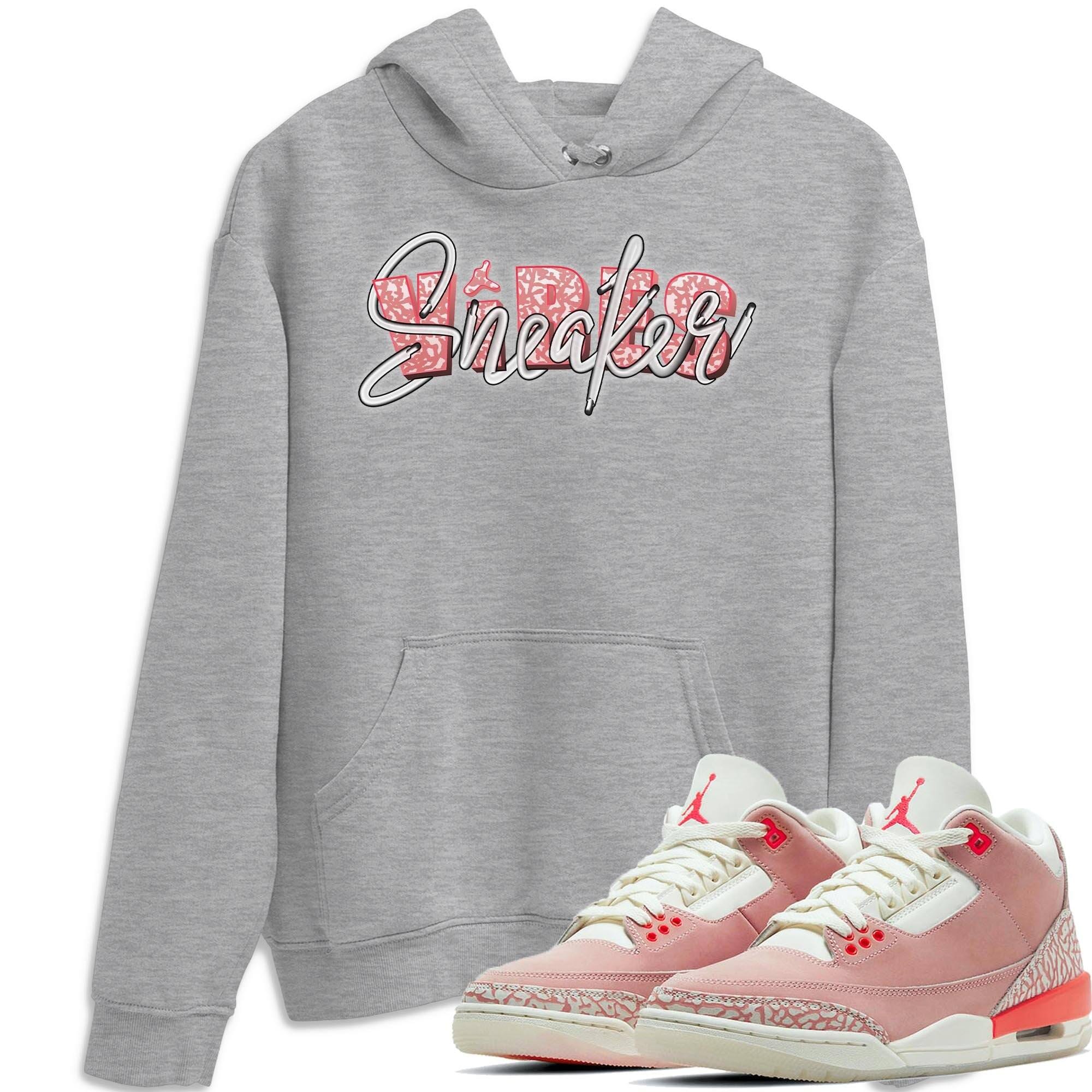 Jordan 3 Rust Pink Sneaker Match Tees Sneaker Vibes Sneaker Tees Jordan 3 Rust Pink Sneaker Release Tees Unisex Shirts