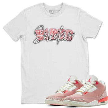 Jordan 3 Rust Pink Sneaker Match Tees Sneaker Vibes Sneaker Tees Jordan 3 Rust Pink Sneaker Release Tees Unisex Shirts
