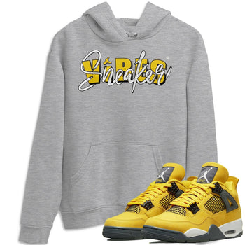 Jordan 4 Lightning Sneaker Match Tees Sneaker Vibes Sneaker Tees Jordan 4 Lightning Sneaker Release Tees Unisex Shirts