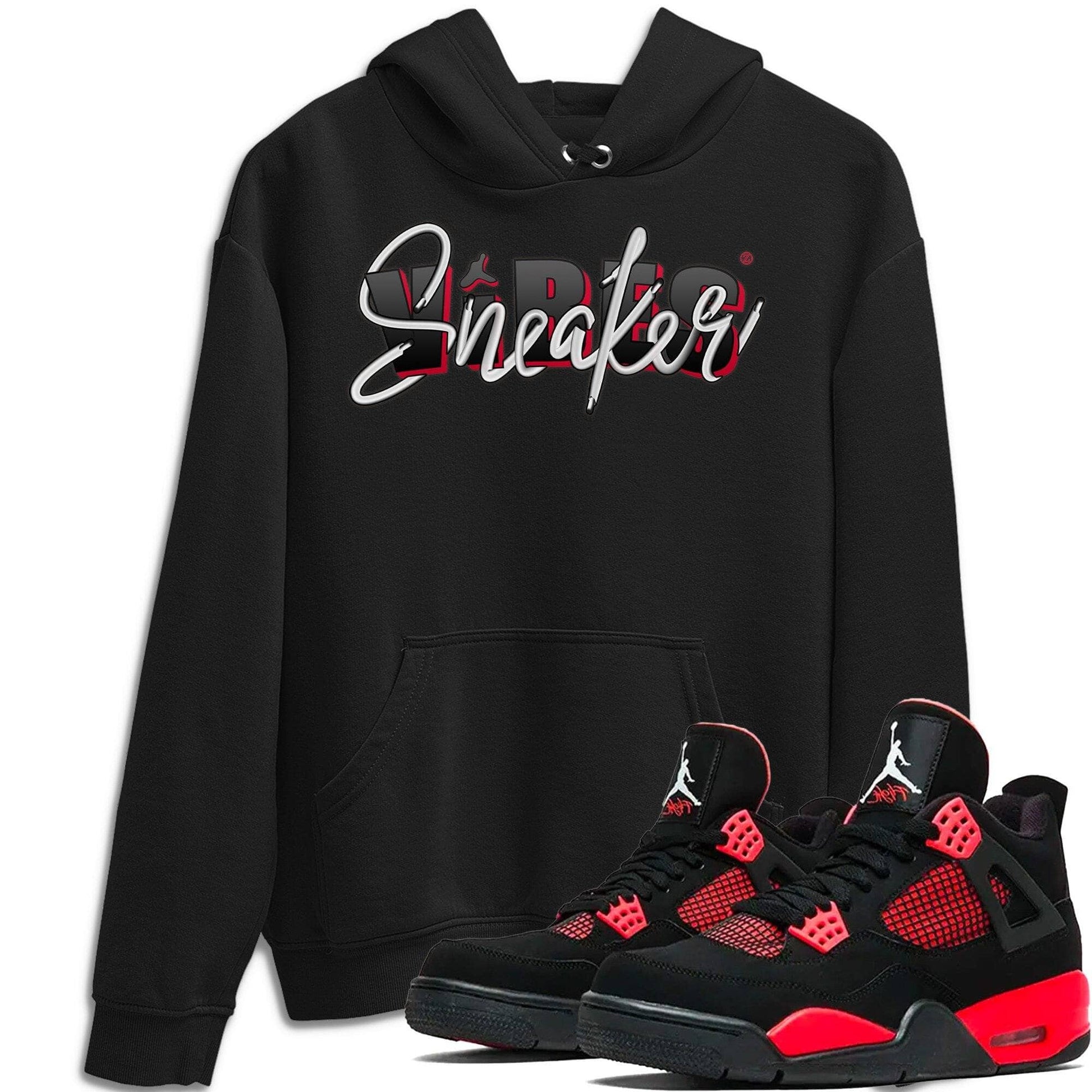 Jordan 4 Red Thunder Sneaker Match Tees Sneaker Vibes Sneaker Tees Jordan 4 Red Thunder Sneaker Release Tees Unisex Shirts