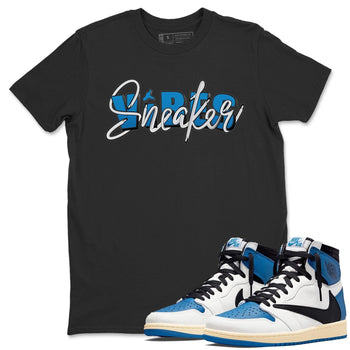 Jordan 1 Travis Scott Fragment Sneaker Match Tees Sneaker Vibes Sneaker Tees Jordan 1 Travis Scott Fragment Sneaker Release Tees Unisex Shirts