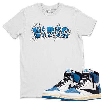 Jordan 1 Travis Scott Fragment Sneaker Match Tees Sneaker Vibes Sneaker Tees Jordan 1 Travis Scott Fragment Sneaker Release Tees Unisex Shirts