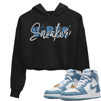 Jordan 1 Denim Sneaker Match Tees Sneaker Vibes Sneaker Tees Jordan 1 Denim Sneaker Release Tees Women's Shirts