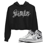 Jordan 1 Light Smoke Grey Sneaker Match Tees Sneaker Vibes Sneaker Tees Jordan 1 Light Smoke Grey Sneaker Release Tees Women's Shirts