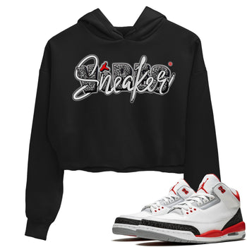 Jordan 3 Fire Red Sneaker Match Tees Sneaker Vibes Sneaker Tees Jordan 3 Fire Red Sneaker Release Tees Women's Shirts