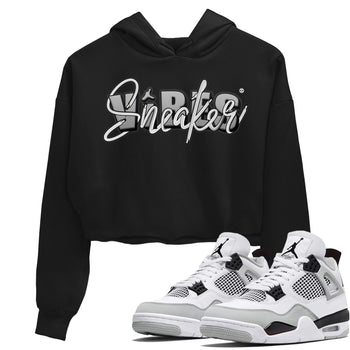 Jordan 4 Military Black Sneaker Match Tees Sneaker Vibes Sneaker Tees Jordan 4 Military Black Sneaker Release Tees Women's Shirts