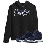 Jordan 11 Midnight Navy Sneaker Match Tees Sneaker Vibes Sneaker Tees Jordan 11 Midnight Navy Sneaker Release Tees Unisex Shirts