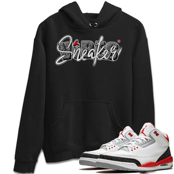 Jordan 3 Fire Red Sneaker Match Tees Sneaker Vibes Sneaker Tees Jordan 3 Fire Red Sneaker Release Tees Unisex Shirts