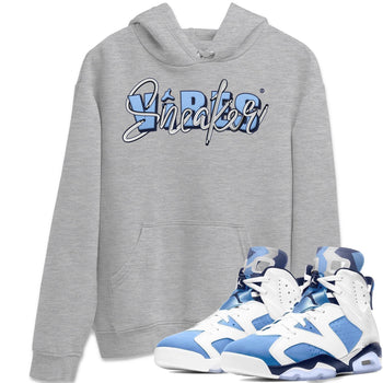 Jordan 6 UNC Sneaker Match Tees Sneaker Vibes Sneaker Tees Jordan 6 UNC Sneaker Release Tees Unisex Shirts