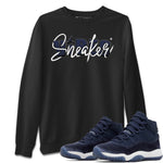 Jordan 11 Midnight Navy Sneaker Match Tees Sneaker Vibes Sneaker Tees Jordan 11 Midnight Navy Sneaker Release Tees Unisex Shirts