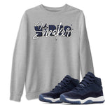 Jordan 11 Midnight Navy Sneaker Match Tees Sneaker Vibes Sneaker Tees Jordan 11 Midnight Navy Sneaker Release Tees Unisex Shirts