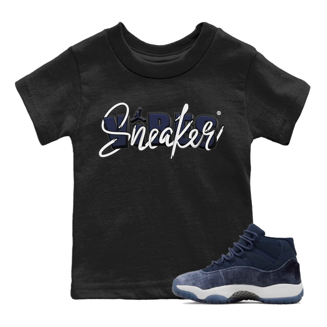 Jordan 11 Midnight Navy Sneaker Match Tees Sneaker Vibes Sneaker Tees Jordan 11 Midnight Navy Sneaker Release Tees Kids Shirts
