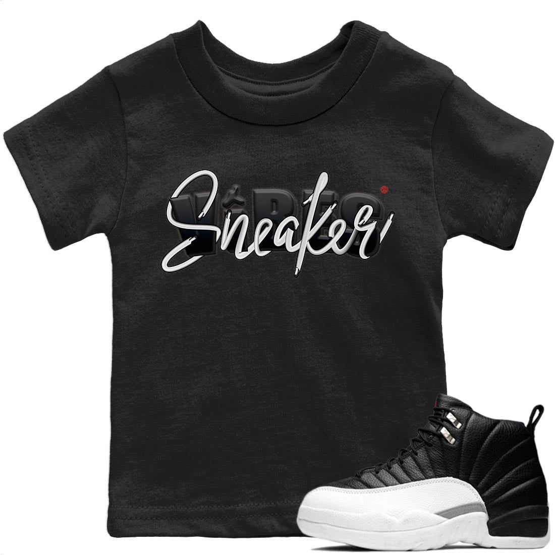 Jordan 12 Playoffs Sneaker Match Tees Sneaker Vibes Sneaker Tees Jordan 12 Playoffs Sneaker Release Tees Kids Shirts