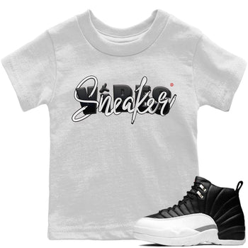Jordan 12 Playoffs Sneaker Match Tees Sneaker Vibes Sneaker Tees Jordan 12 Playoffs Sneaker Release Tees Kids Shirts