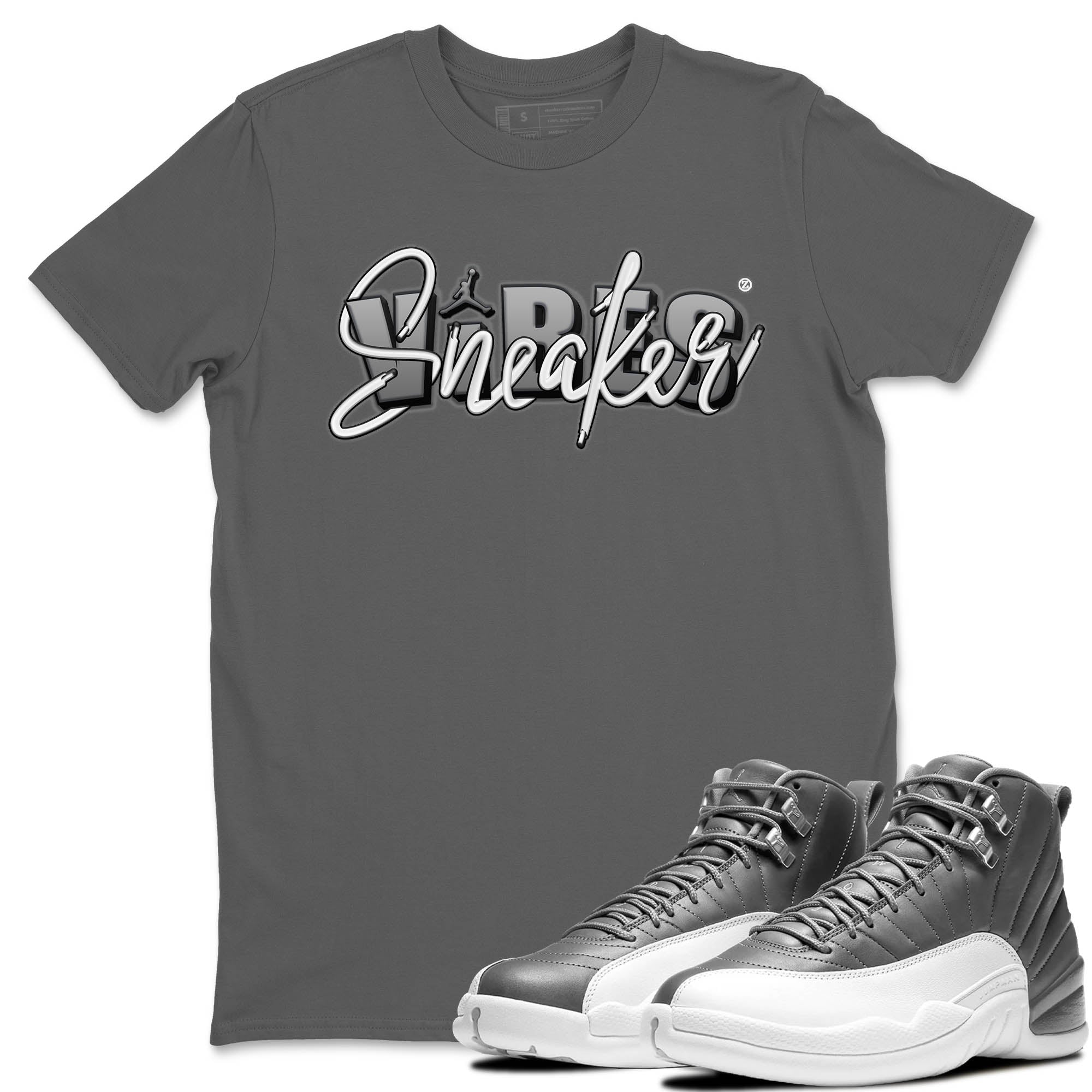 Jordan 12 Stealth Sneaker Match Tees Sneaker Vibes Sneaker Tees Jordan 12 Stealth Sneaker Release Tees Unisex Shirts