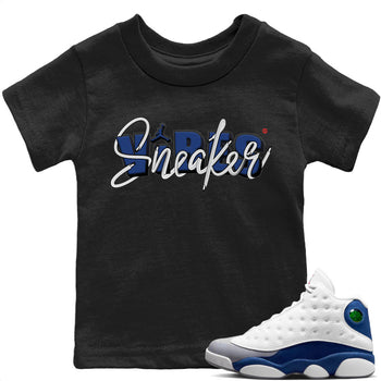 Jordan 13 French Blue Sneaker Match Tees Sneaker Vibes Sneaker Tees Jordan 13 French Blue Sneaker Release Tees Kids Shirts