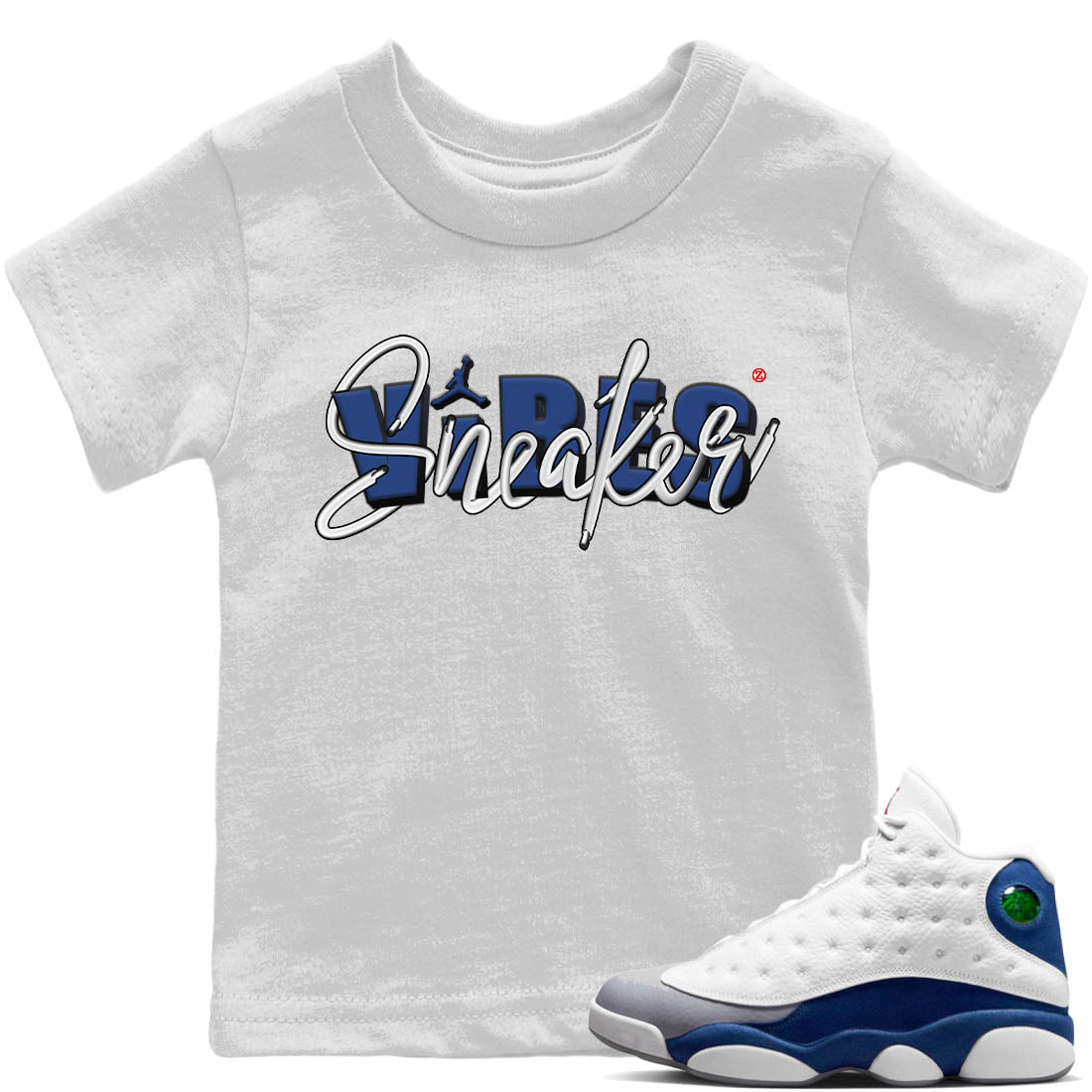 Jordan 13 French Blue Sneaker Match Tees Sneaker Vibes Sneaker Tees Jordan 13 French Blue Sneaker Release Tees Kids Shirts