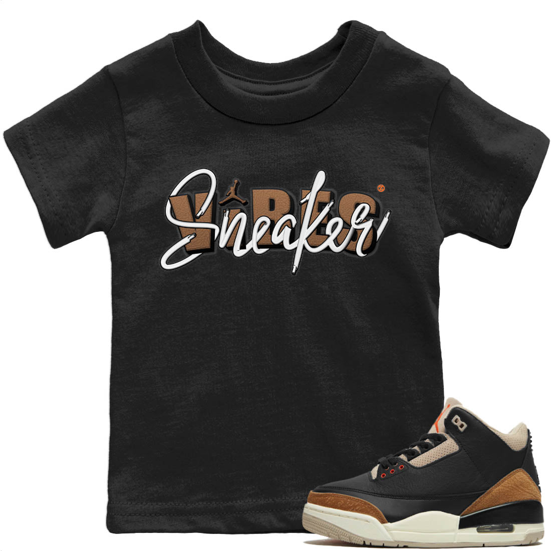 Jordan 3 Desert Elephant Sneaker Match Tees Sneaker Vibes Sneaker Tees Jordan 3 Desert Elephant Sneaker Release Tees Kids Shirts