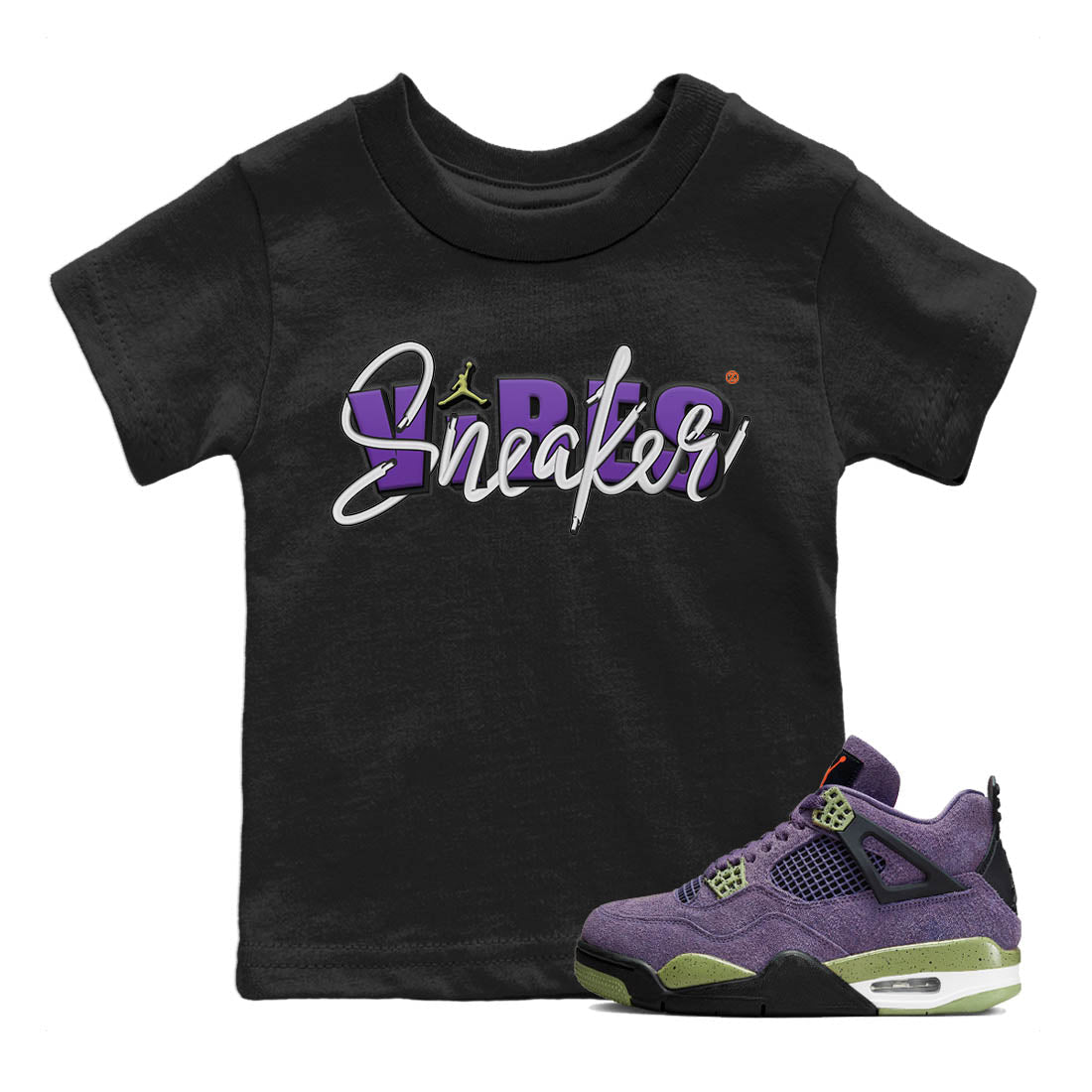 Jordan 4 Canyon Purple Sneaker Match Tees Sneaker Vibes Sneaker Tees Jordan 4 Canyon Purple Sneaker Release Tees Kids Shirts