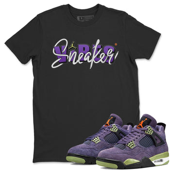 Jordan 4 Canyon Purple Sneaker Match Tees Sneaker Vibes Sneaker Tees Jordan 4 Canyon Purple Sneaker Release Tees Unisex Shirts