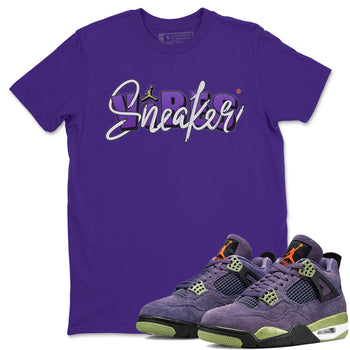 Jordan 4 Canyon Purple Sneaker Match Tees Sneaker Vibes Sneaker Tees Jordan 4 Canyon Purple Sneaker Release Tees Unisex Shirts