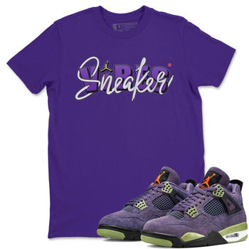 Jordan 4 Canyon Purple Sneaker Match Tees Sneaker Vibes Sneaker Tees Jordan 4 Canyon Purple Sneaker Release Tees Unisex Shirts