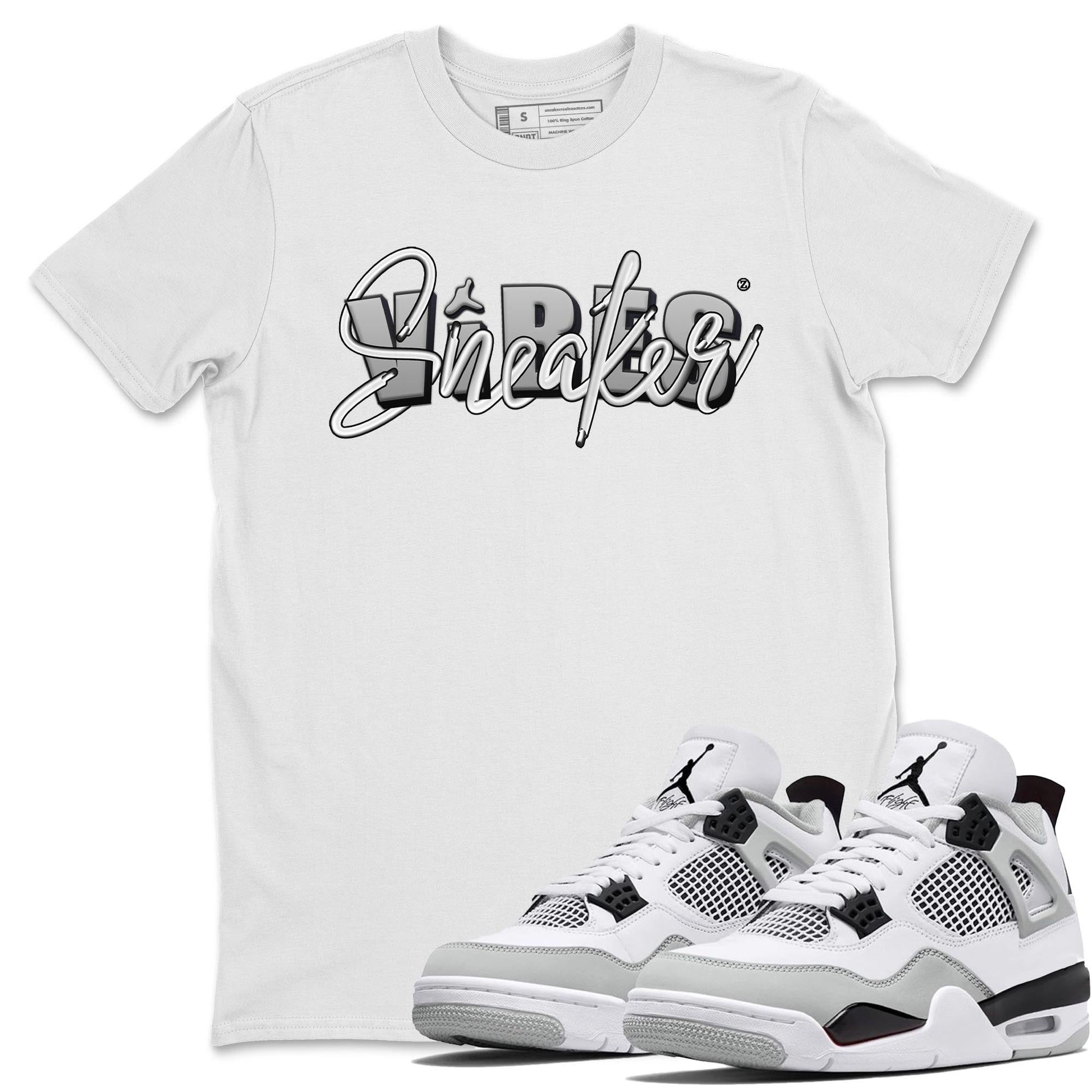 Jordan 4 Military Black Sneaker Match Tees Sneaker Vibes Sneaker Tees Jordan 4 Military Black Sneaker Release Tees Unisex Shirts