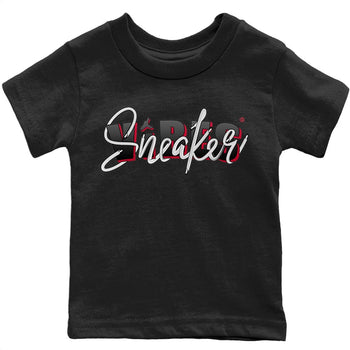 Jordan 4 Red Thunder Sneaker Match Tees Sneaker Vibes Sneaker Tees Jordan 4 Red Thunder Sneaker Release Tees Kids Shirts