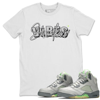 Jordan 5 Green Bean Sneaker Match Tees Sneaker Vibes Sneaker Tees Jordan 5 Green Bean Sneaker Release Tees Unisex Shirts