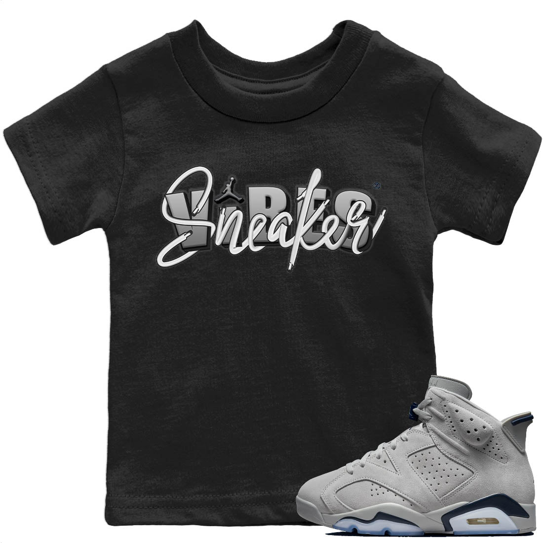 Jordan 6 Georgetown Sneaker Match Tees Sneaker Vibes Sneaker Tees Jordan 6 Georgetown Sneaker Release Tees Kids Shirts