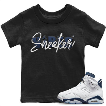 Jordan 6 Midnight Navy Sneaker Match Tees Sneaker Vibes Sneaker Tees Jordan 6 Midnight Navy Sneaker Release Tees Kids Shirts