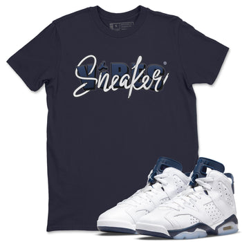 Jordan 6 Midnight Navy Sneaker Match Tees Sneaker Vibes Sneaker Tees Jordan 6 Midnight Navy Sneaker Release Tees Unisex Shirts