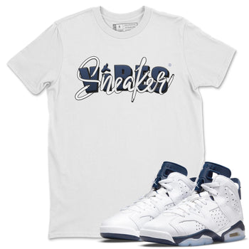 Jordan 6 Midnight Navy Sneaker Match Tees Sneaker Vibes Sneaker Tees Jordan 6 Midnight Navy Sneaker Release Tees Unisex Shirts