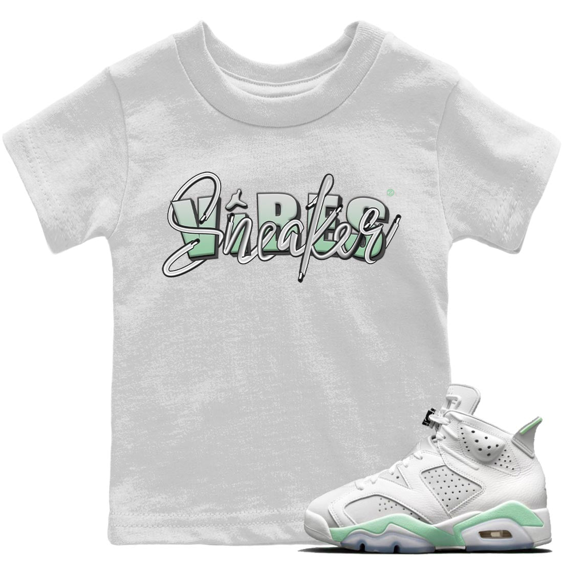 Jordan 6 Mint Foam Sneaker Match Tees Sneaker Vibes Sneaker Tees Jordan 6 Mint Foam Sneaker Release Tees Kids Shirts