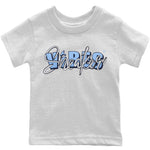 Jordan 6 UNC Sneaker Match Tees Sneaker Vibes Sneaker Tees Jordan 6 UNC Sneaker Release Tees Kids Shirts