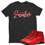 Jordan 9 Chile Red Sneaker Match Tees Sneaker Vibes Sneaker Tees Jordan 9 Chile Red Sneaker Release Tees Unisex Shirts