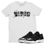 Jordan 11 72-10 Sneaker Match Tees Sneaker Vibes Sneaker Tees Jordan 11 72-10 Sneaker Release Tees Unisex Shirts